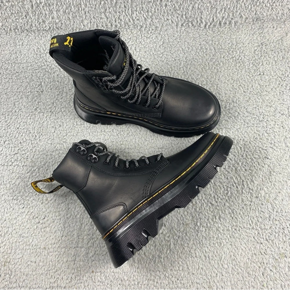NEW DR. MARTENS Tarik Wyoming Boots Black Unisex Lace-Up Ankle Womens 7 Mens 6 - Picture 15 of 15